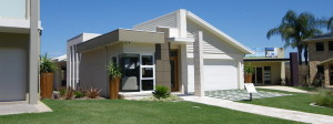 A single storey home has few barriers to universal design in housing.