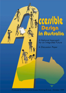 Accessible Design in Australia 1999 front cover