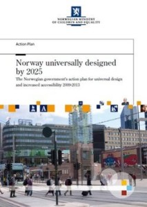 Picture of the front cover of the Norway Universally Designed Action Plan.