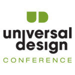 Universal design conference logo. Universal design in tourism