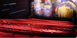 An empty theatre with rows of red seating. How to do hearing loops work?