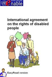 Front cover of Enable Easy Read version of the UN Convention