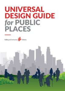 Cover of Singapore UD Design Guide for public places.