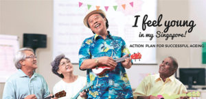 Cover of document with a laughing man in a bright shirt playing a ukulele