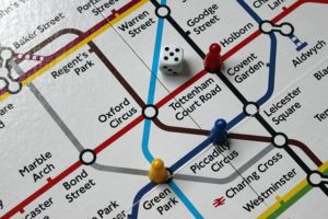part of a London underground transport map.