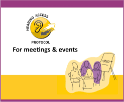 Front cover of the protocol for meetings and events.