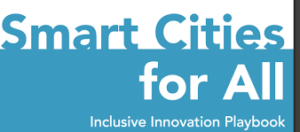 Front cover of the Smart Cities for All Inlcusive Innovation Playbook.