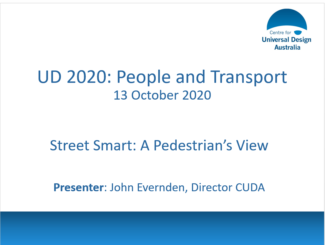 Header slide of Street Smart presention.
