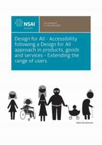 Front cover of the Design for All standard.