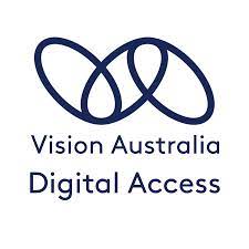 logo for Vision Australia Digital Access webinars. 