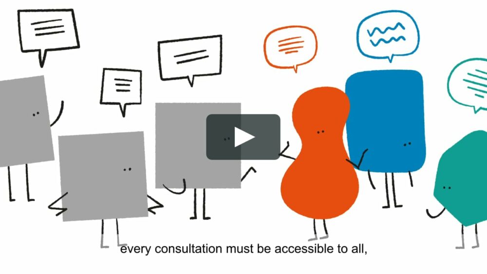 screenshot from the video on Human rights video on ableism.
