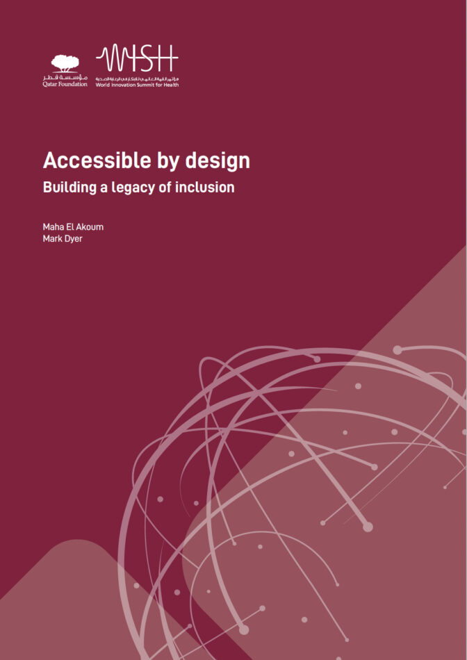 Front cover of Accessible by Design report.
